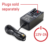 12V-2A, 1.8m Power Supply