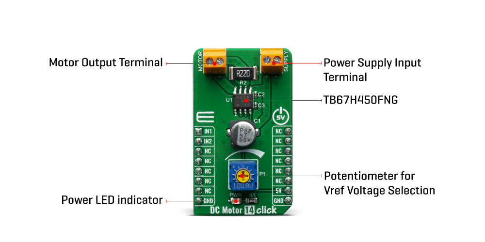 Dc motor 14 click