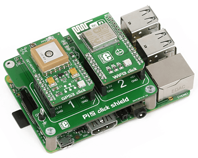 Pi 2 click Shield