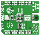 HDC1000 click (Temperature / Humidity Sensor)
