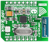 nRF C click (nRF24L01)