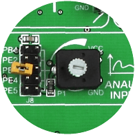 ADC potentiometers