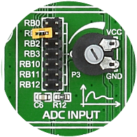 ADC potentiometers