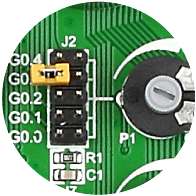 ADC potentiometers