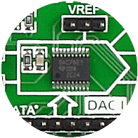 DAC7821 D/A converter