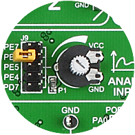 ADC potentiometers