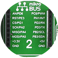 mikroBUS socket 2