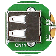 USB host connector