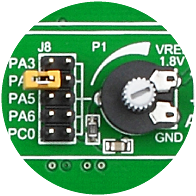 ADC potentiometers