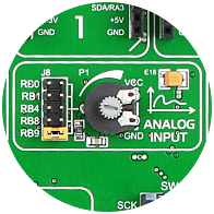 ADC potentiometers