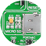 microSD card slot
