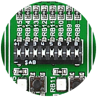 Tri-state DIP switches